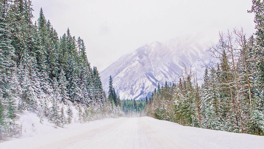 Things We Learned from Our Winter Getaway at -20 Degrees in Banff, Alberta - driving without winter tires