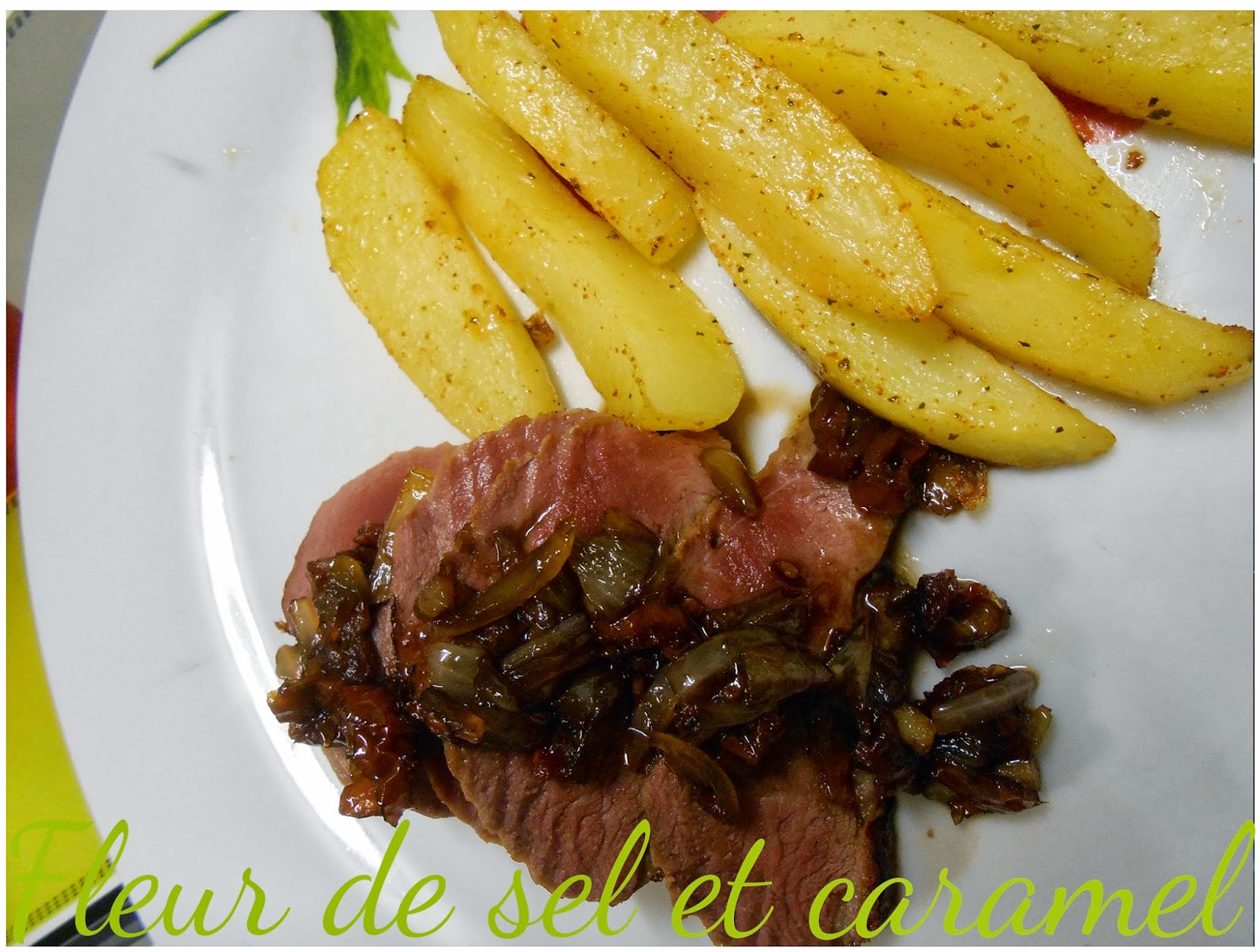 Fleur de sel et Caramel Magret de canard au vinaigre balsamique et miel