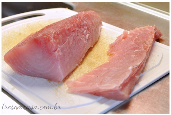 sashimi de atum receita