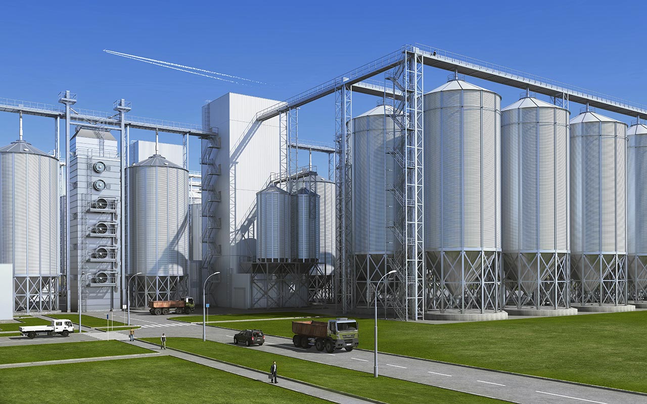 Типовой проект элеватора для хранения зерна