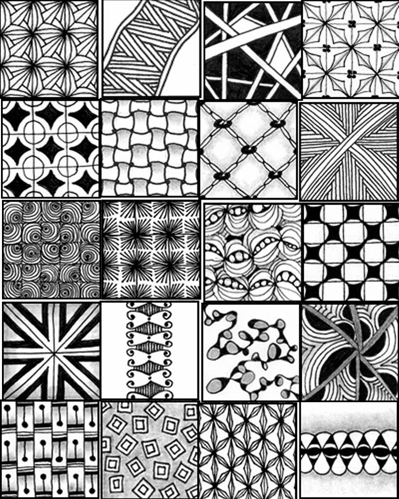 Zentangle Printable Patterns - Printable World Holiday