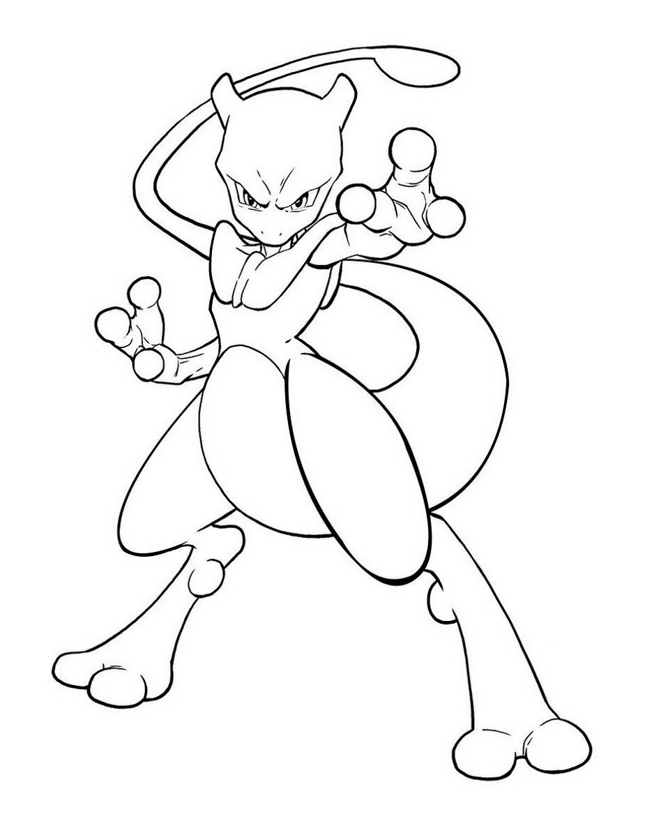 Mewtwo Coloring Pages Printable Free Pokemon Coloring Pages Mewtwo Coloring Pages Printable Free Pokemon Coloring Pages
