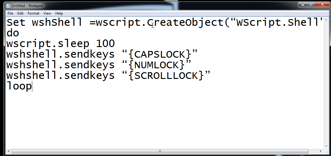 Wscript sleep. Wscript sleep. Wscript sleep. Wscript. Wscript sleep.