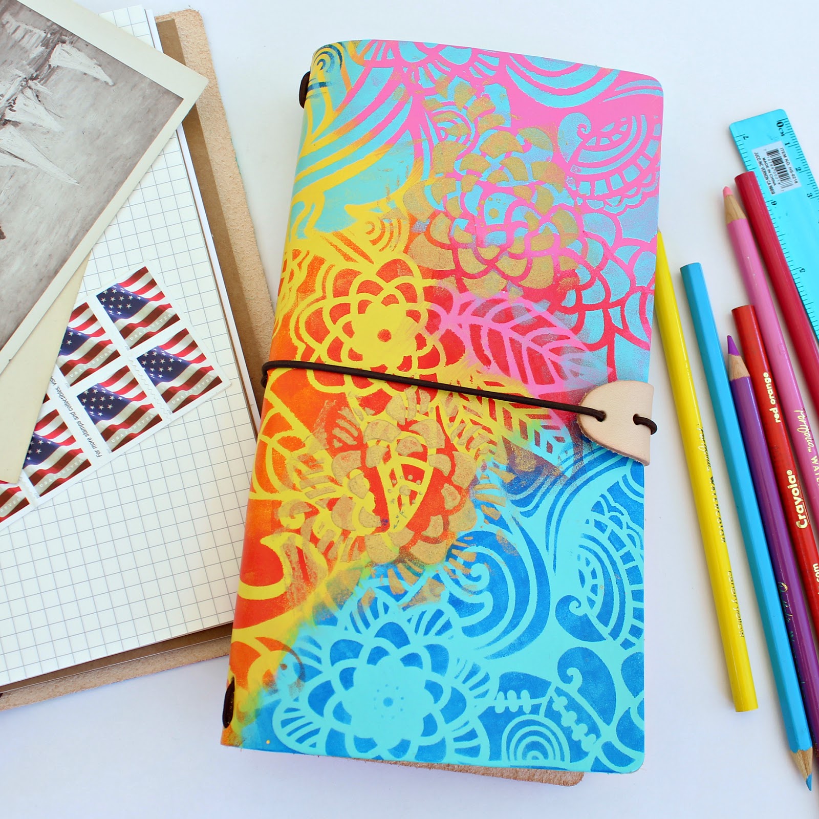 Mark Montano Leather Travel Journal DIY