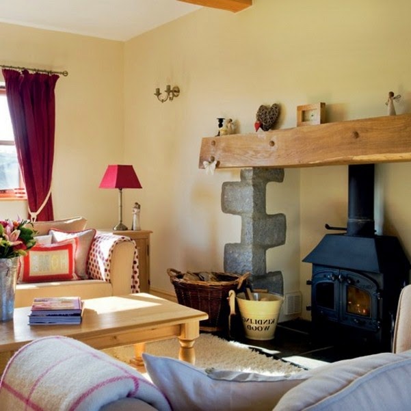 Living room rustic design