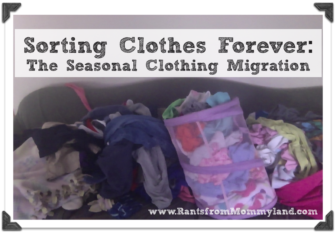 Rants From Mommyland Summer Clothes In Winter Clothes Out A Seasonal Fabric Migration