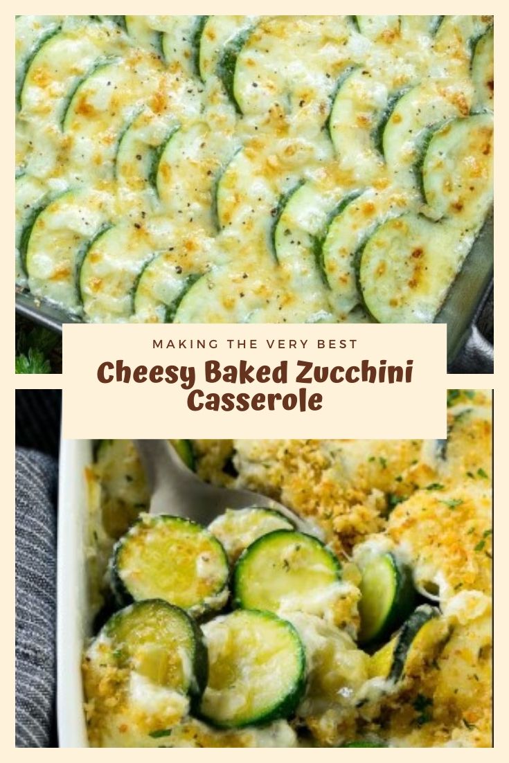 Cheesy Baked Zucchini Casserole Recipe - GLENDA KITCHEN