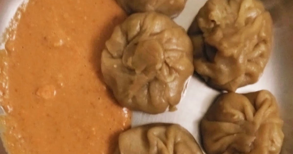 Wheat flour momos (Nepali dish)