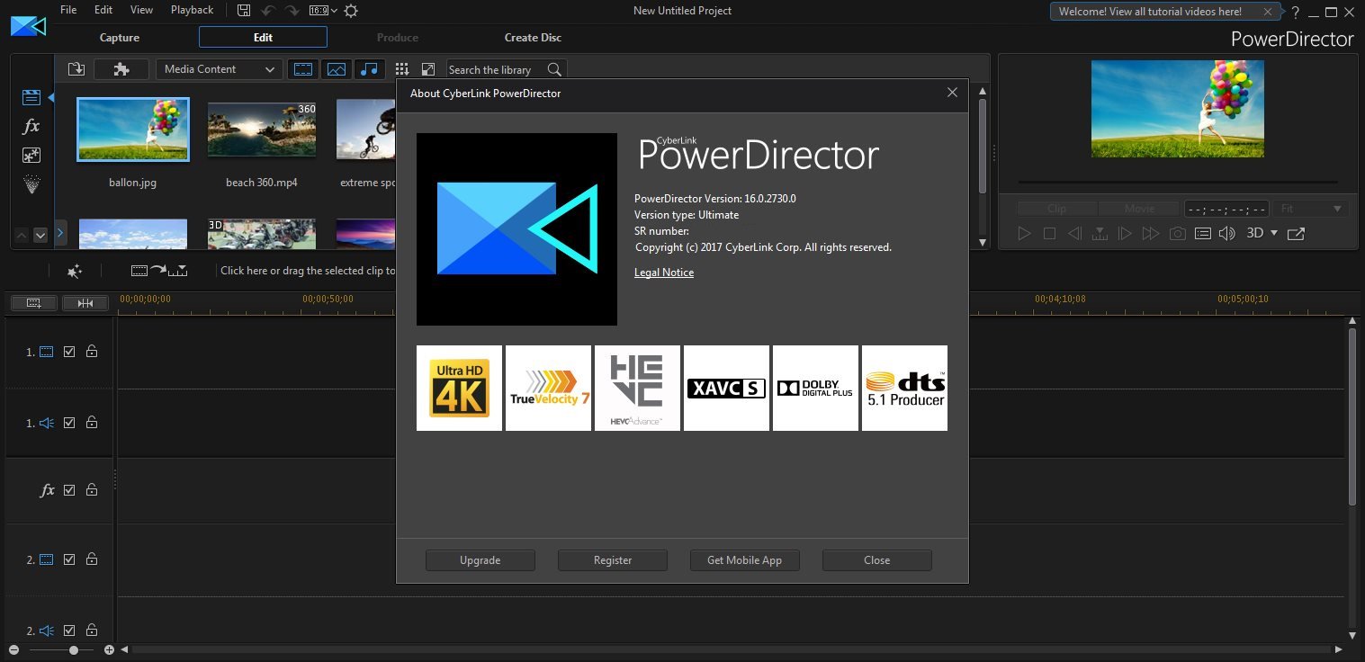 تحميل برنامج المونتاج PowerDirector
