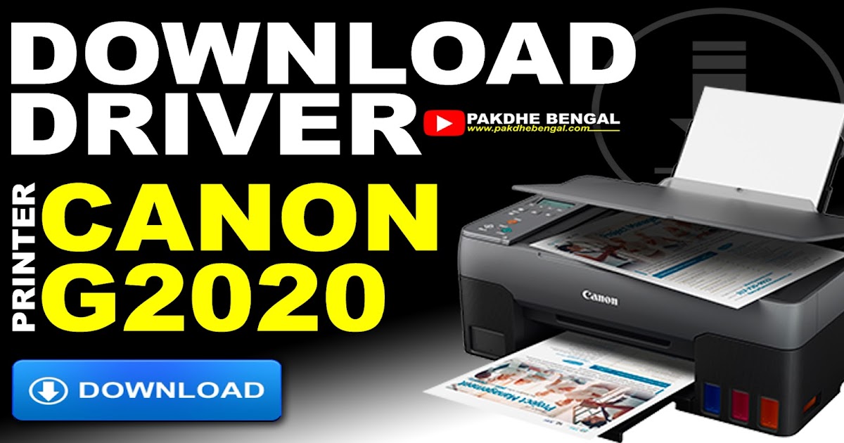 Download Driver Printer Canon PIXMA G2020 Driver Canon G2020 Lengkap