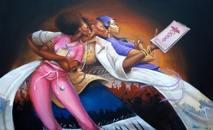 Frank Morrison | African American painter | The Urban Jazz