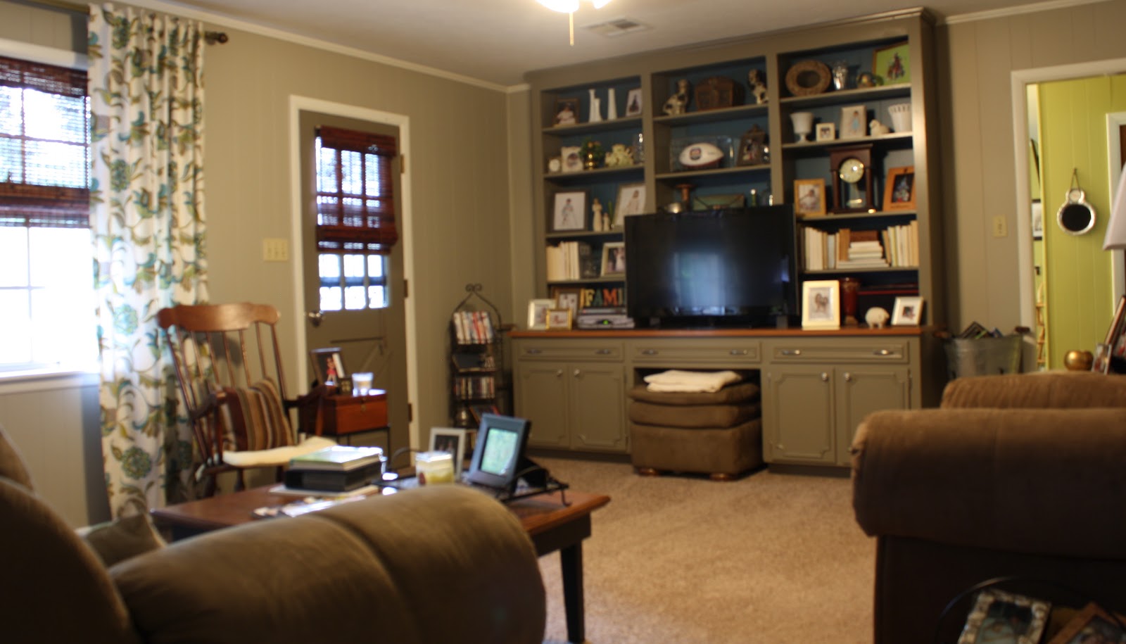 It's PB and A not J Our Family Room aka The Den