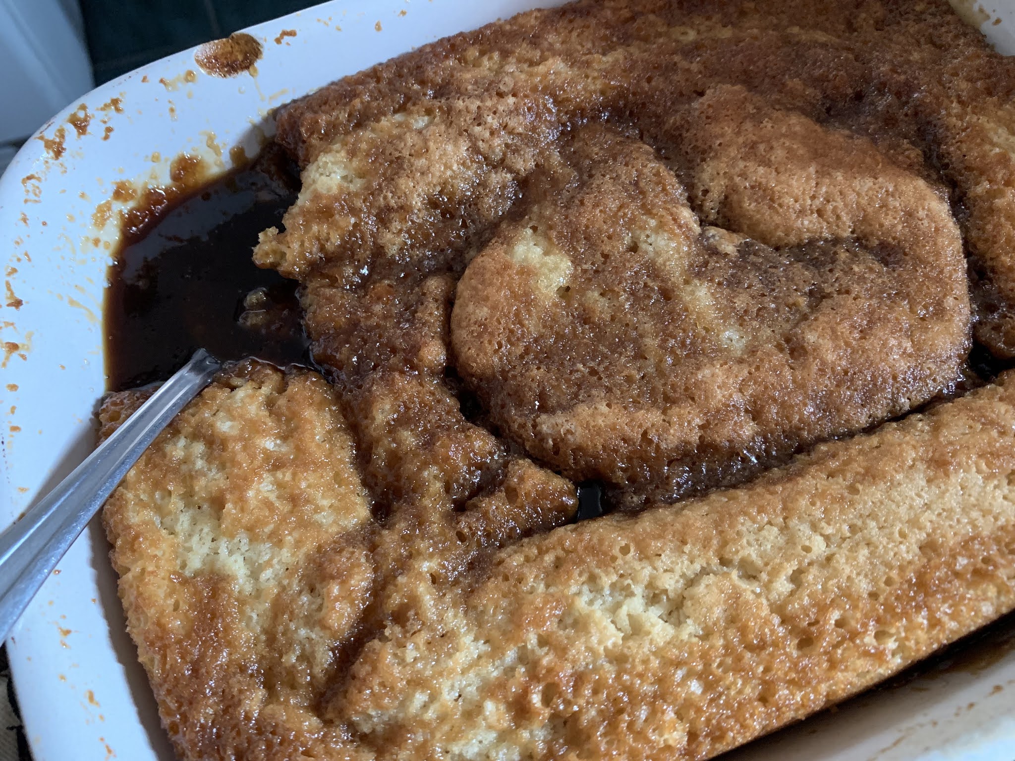 The Vegan Mouse Pouding chomeur.