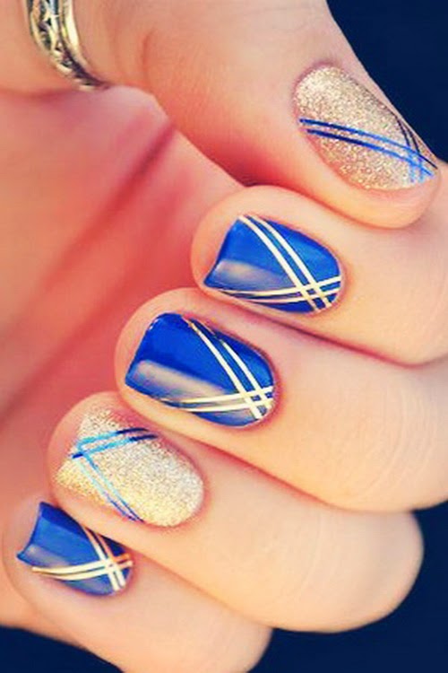 Blue Nail Polish Art Designs and Ideas Art Designs and Ideas