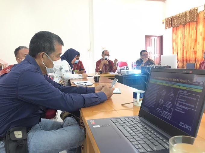 Rapat Lanjutan Tim PPID Dinas Perumahan Kawasan Permukiman dan Pertanahan Kabupaten Barito Selatan Juni 2021