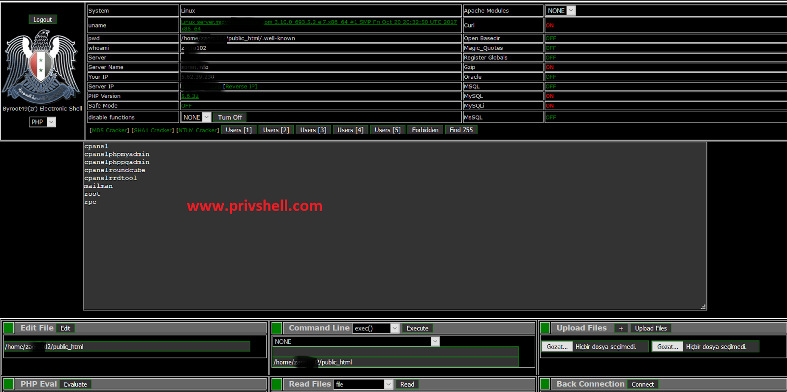 Shell indir Shell Download Priv Shell Logsuz Shell,Bypass Shell, Priv ...