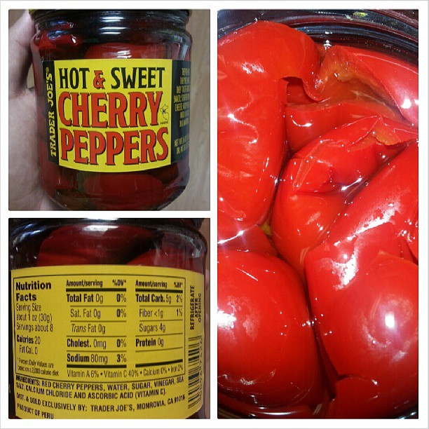 Shannon's Lightening the Load Trader Joe’s Hot & Sweet Cherry Peppers