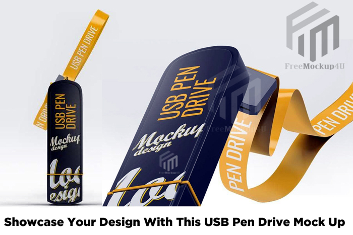 Showcase Your Design With This USB Pen Drive Mock Up