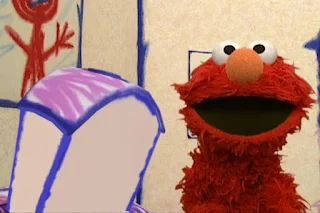 Elmo wakes the drawer. Sesame Street Elmo's World Sleep Quiz