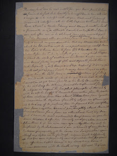 A page of handwritten text.