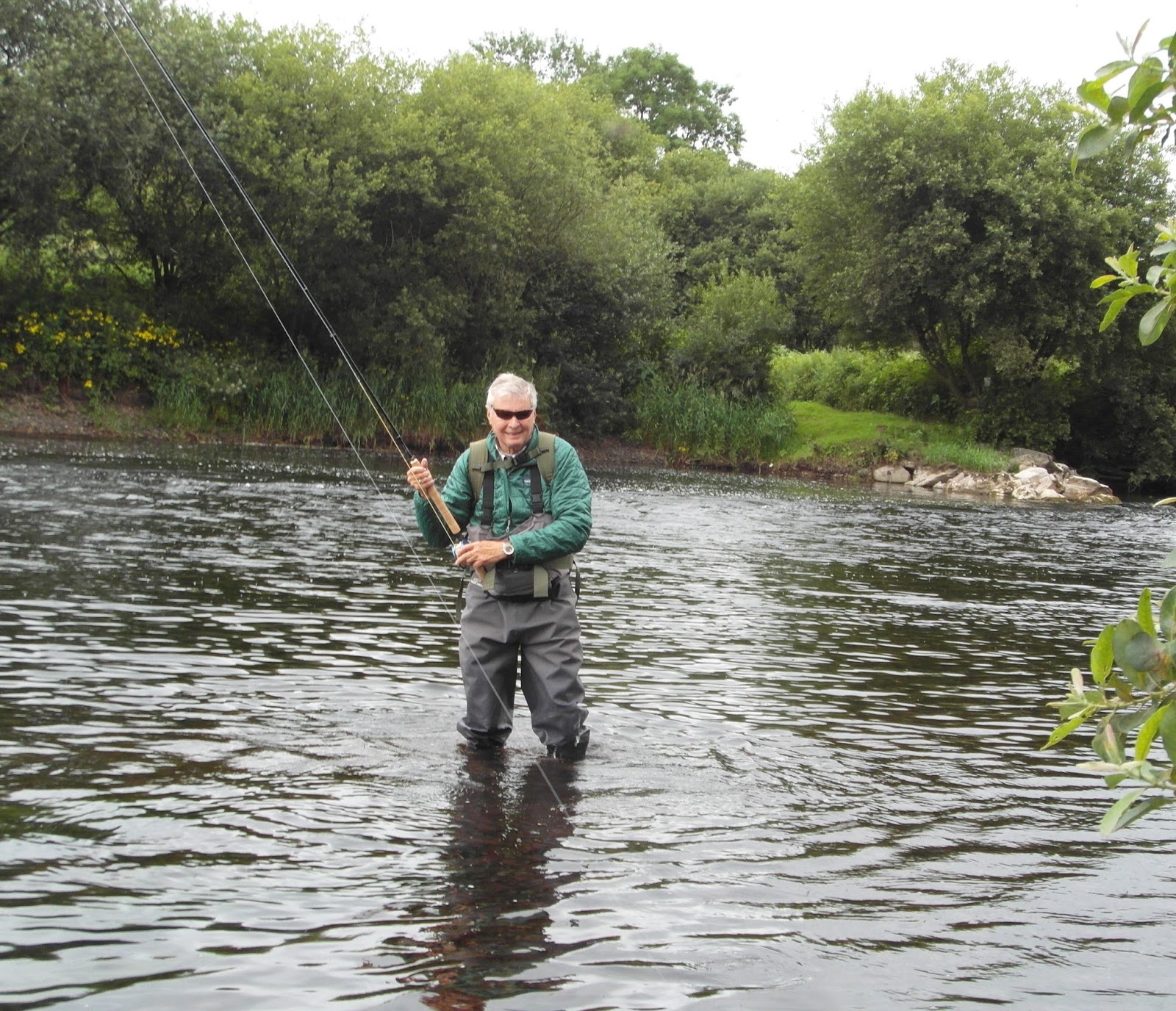 Blackwater Lodge Salmon Fishery Two First Ever Salmon on Fly today