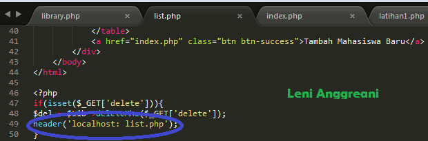 Library php id