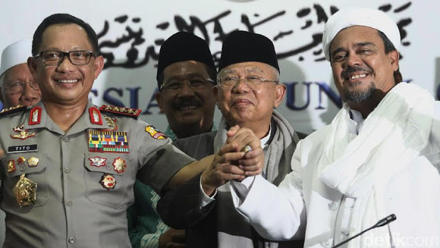 Habib Rizieq Akan Pulang 21 Februari, KH. Ma'ruf Amin Berharap Semua Kasus Hukumnya Segera Dipertanggungjawabkan....