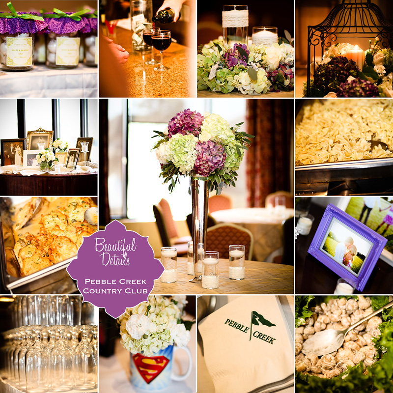 Unforgettable Floral: A Vintage Purple Wedding