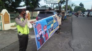 Satlantas Polres Pelabuhan Belawan Menghimbau Pengguna Jalan Patuhi Adaptasi Kebiasaan Baru 1 IMG 20200826 WA0129