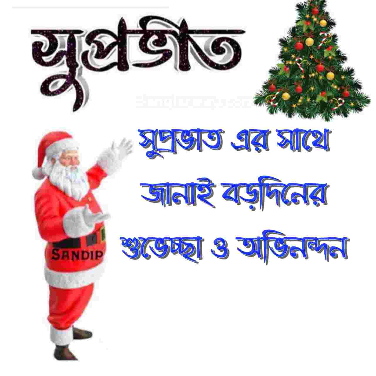 Merry Christmas Image In Bengali Merry Christmas Wishes