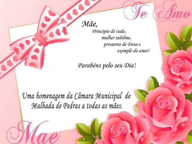 Mensagem da Câmara Municipal de Malhada de Pedras em homenagem ao Dia das Mães Mensagem da Câmara Municipal de Malhada de Pedras em homenagem ao Dia das Mães