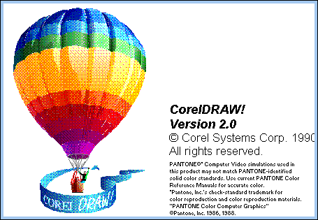 CorelDRAW Versi 2.0 (1990) Sejarah CorelDRAW - CorelDRAW Versi 2.0 (1990)