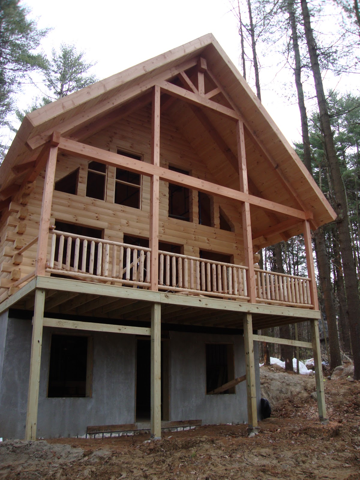 PATRIOT LOG HOME BUILDERS Log Home Builder in New York , FULL LOG