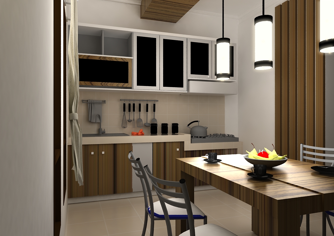 Le' line Interior: Gambar desain pantry