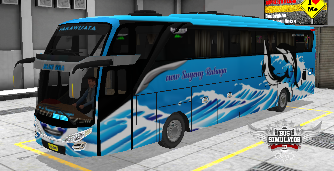 Livery Bus New Sugeng Rahayu SHD - Gudang Livery, Skin Dan Mod Bus