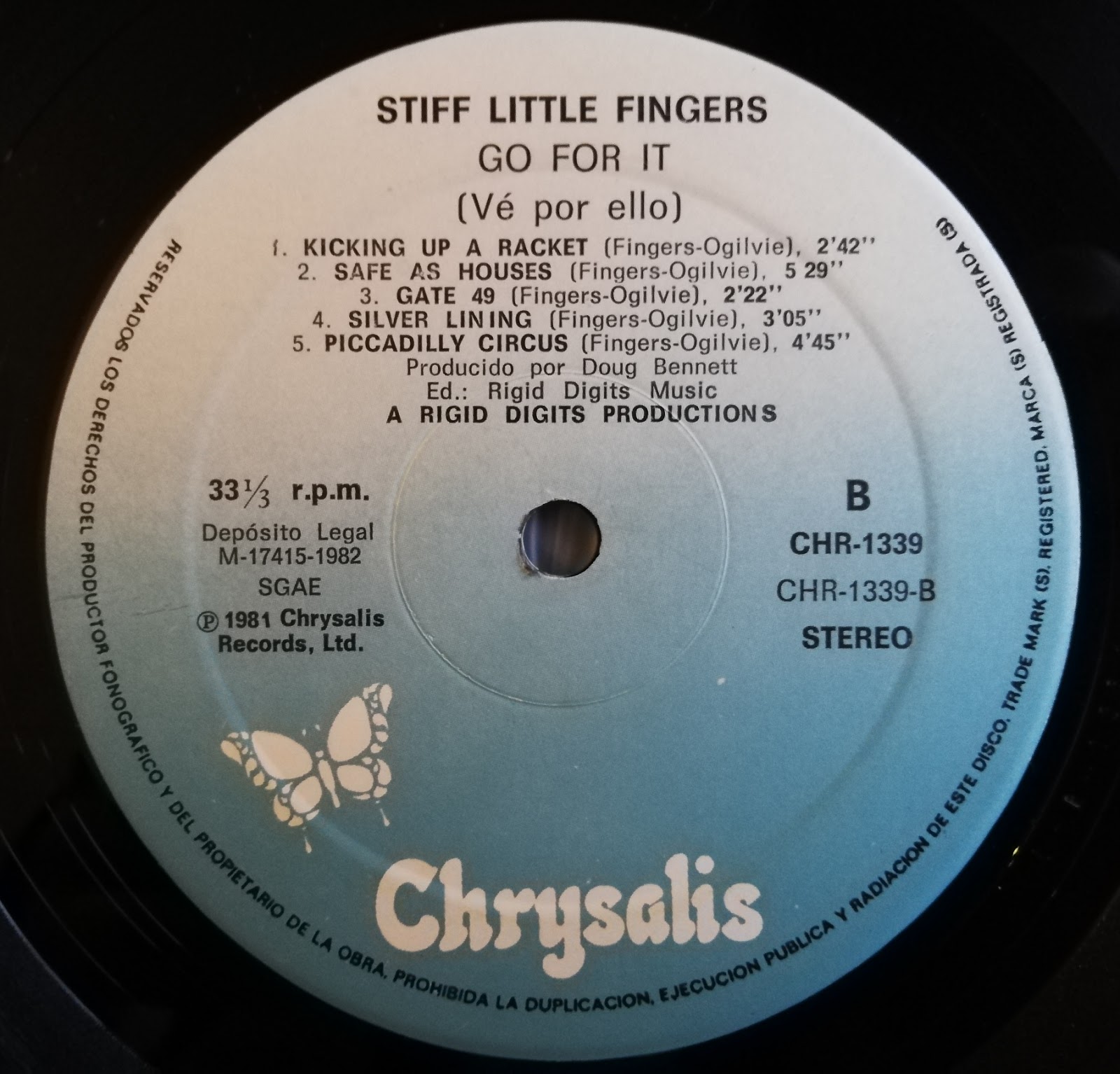 stiff little fingers go for it tour 1981
