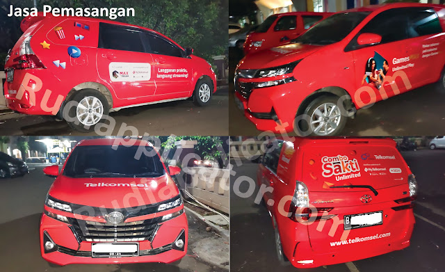 Wraping Avanza Telkomsel