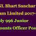 BSNL Junior Accounts Officer (JAO) Vacancy Notification 2017 | 996 Posts Recruitment Apply @ externalexam.bsnl.co.in