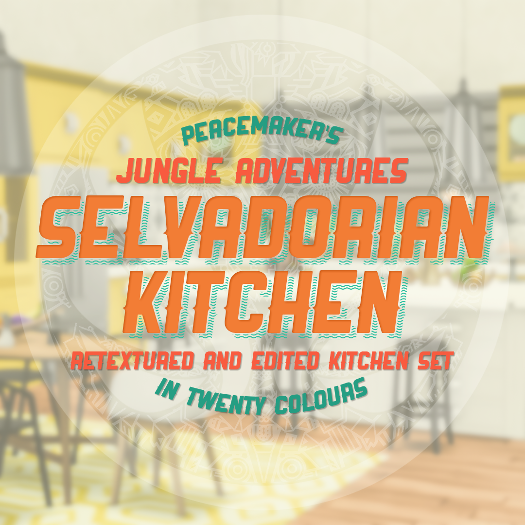 Simsational Designs Selvadorian Kitchen Jungle Adventures Kitchen Redone
