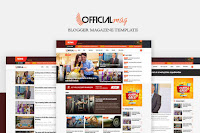 Official Magazine Responsive Blogger Template