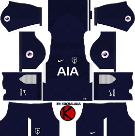 Tottenham Hotspur Kits 2017/2018 - Dream League Soccer