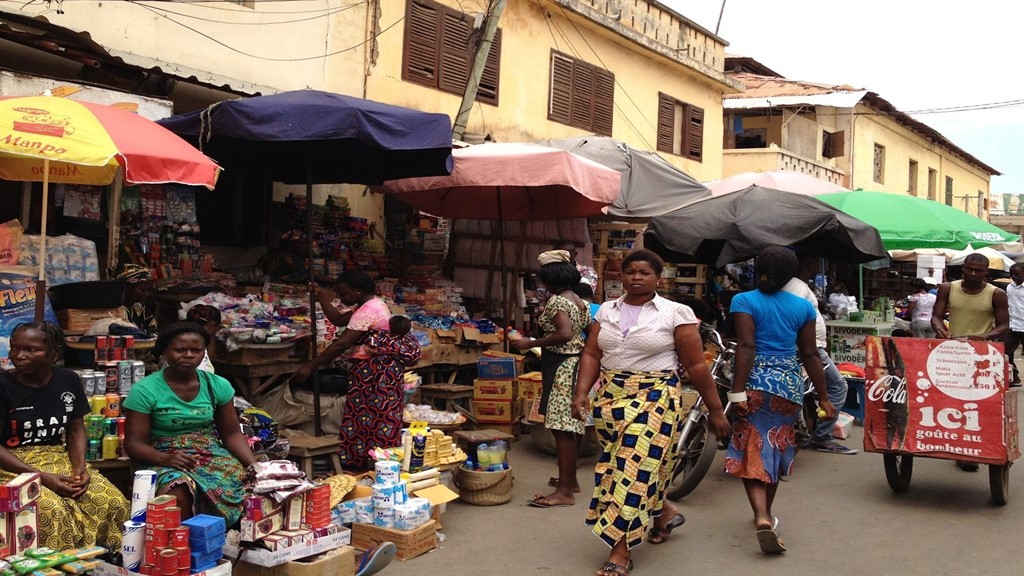 International Slides Lomé Grand Market "Grand Marché",Lomé,Togo.