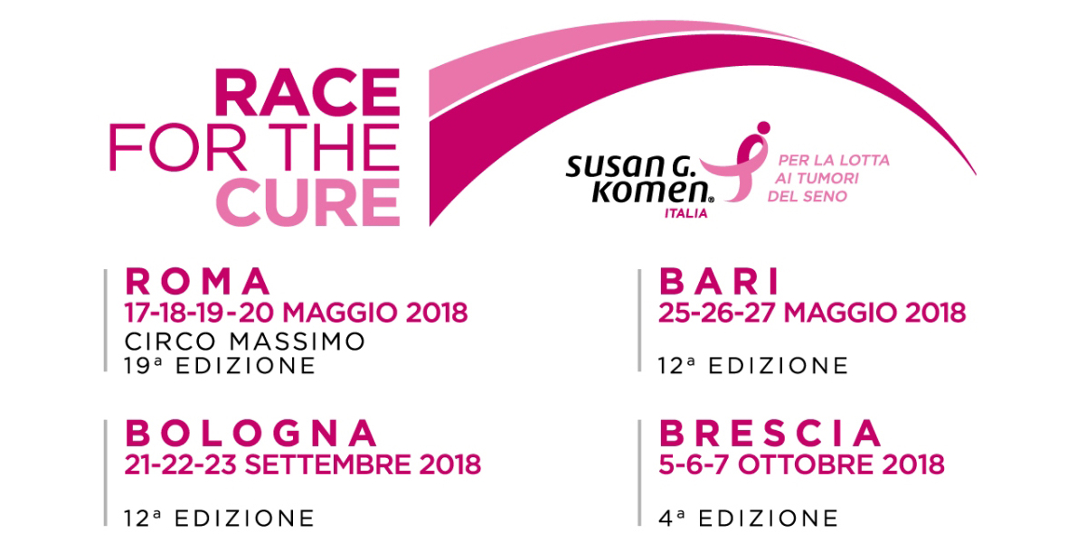 RACE FOR THE CURE, la più grande manifestazione per la lotta ai tumori del seno in Italia e nel mondo