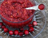 Cranberry Orange Relish with Fresh Ginger