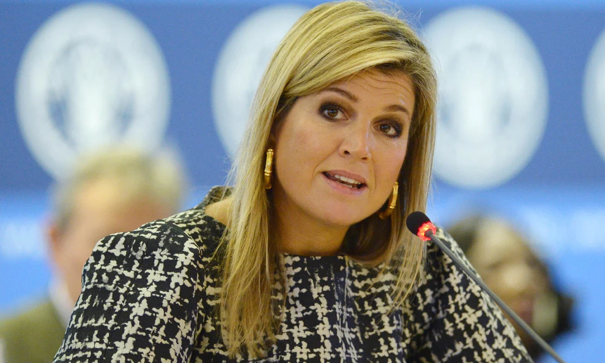 Queen Maxima is in Rome participating in the Conference