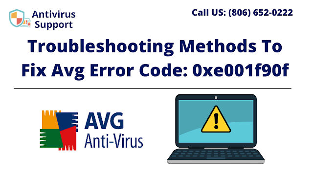 Fix Uninstall AVG Error Code 0xe001f90f