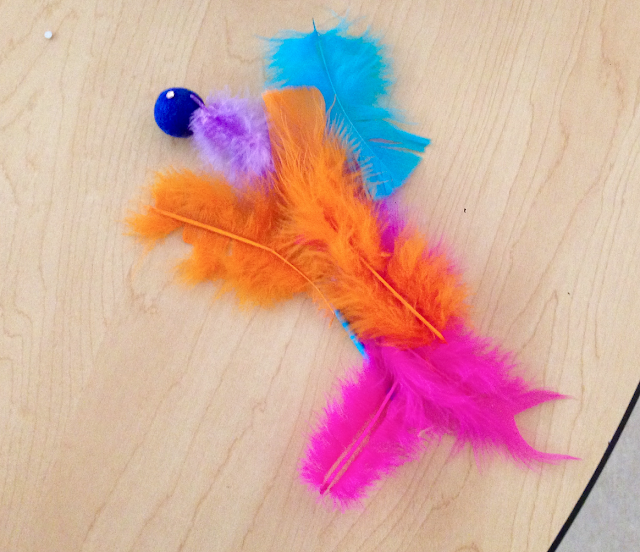 loose parts feathers