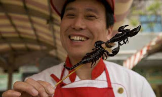 9 Makanan Aneh, Menakutkan dan Ekstrim Dari Seluruh Dunia Insect-snack-thailand-scorpion