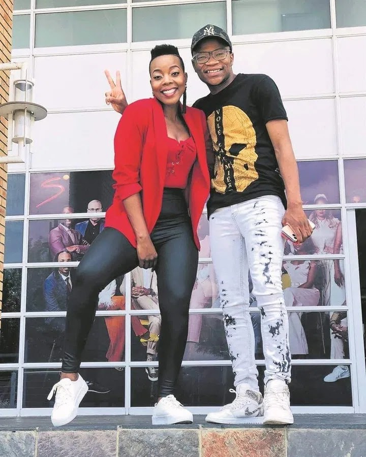 Nomcebo Zikode and Master KG. Nomcebo Zikode and Master KG.