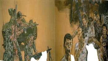 La obra más emblemática de Leon Golub «Vietnam II» realizada en 1973